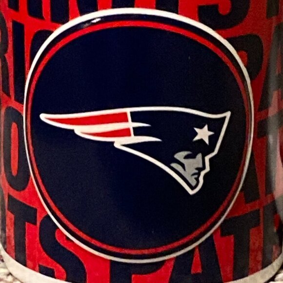 New England Patriots 2015 3D Raised Logo Boelter Brands Coffee Mug Cup 11 oz - Picture 2 of 8